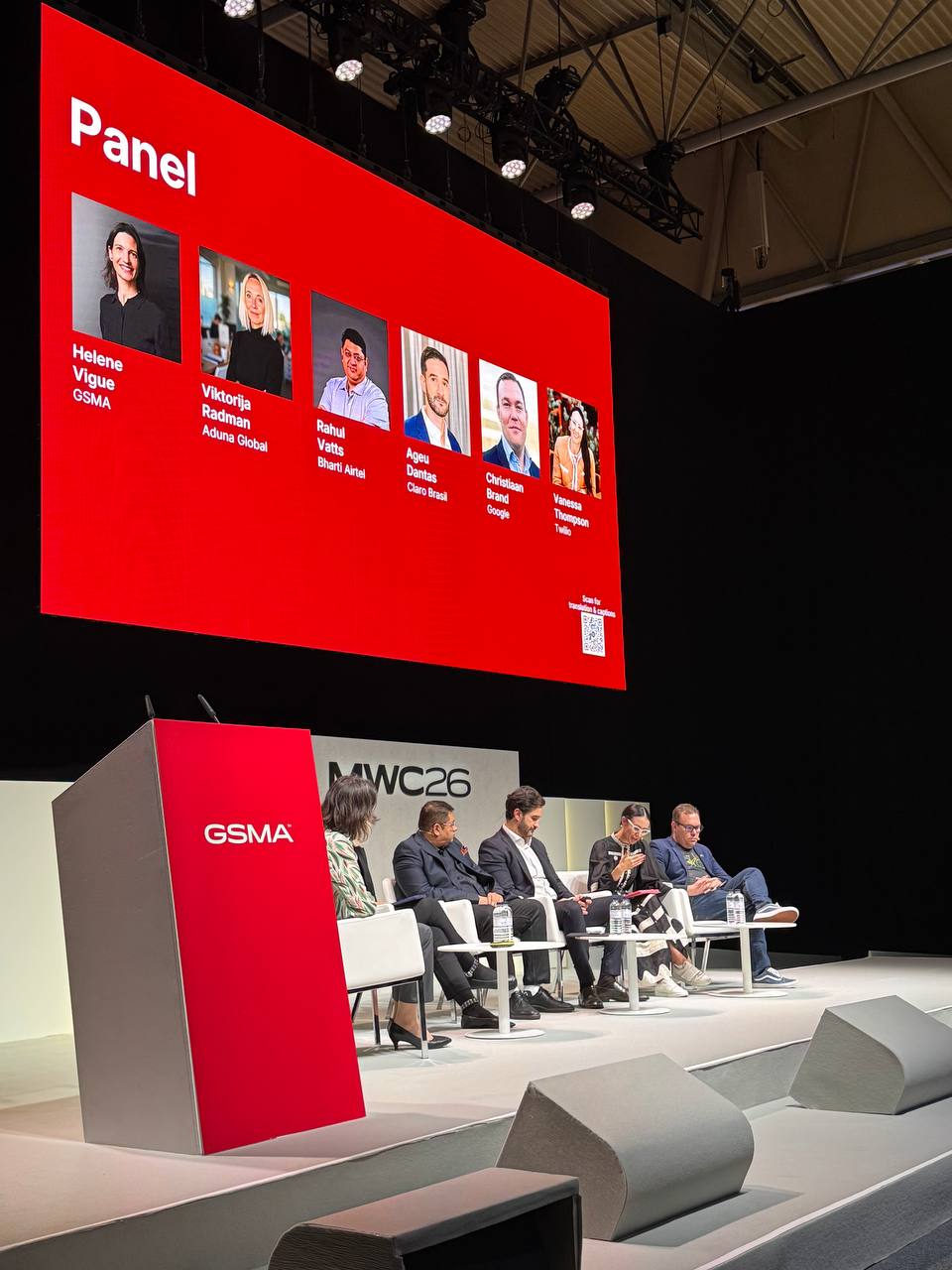 MWC 2026 GSMA Panel at Mobile World Congress Barcelona